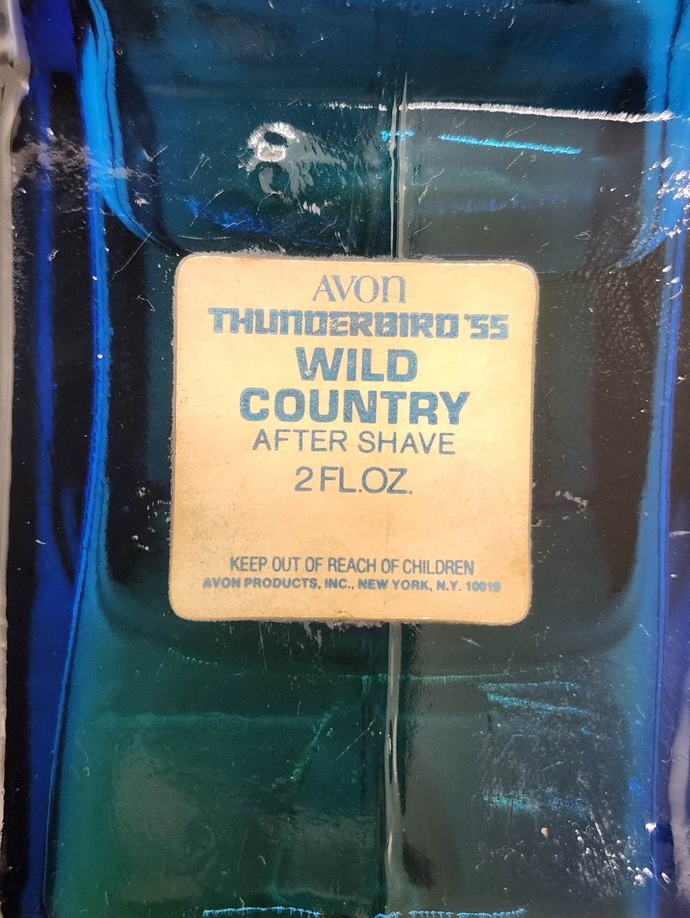 Avon Wild Country Aftershave '55 Thunderbird Classic Car - Picture 8 of 9
